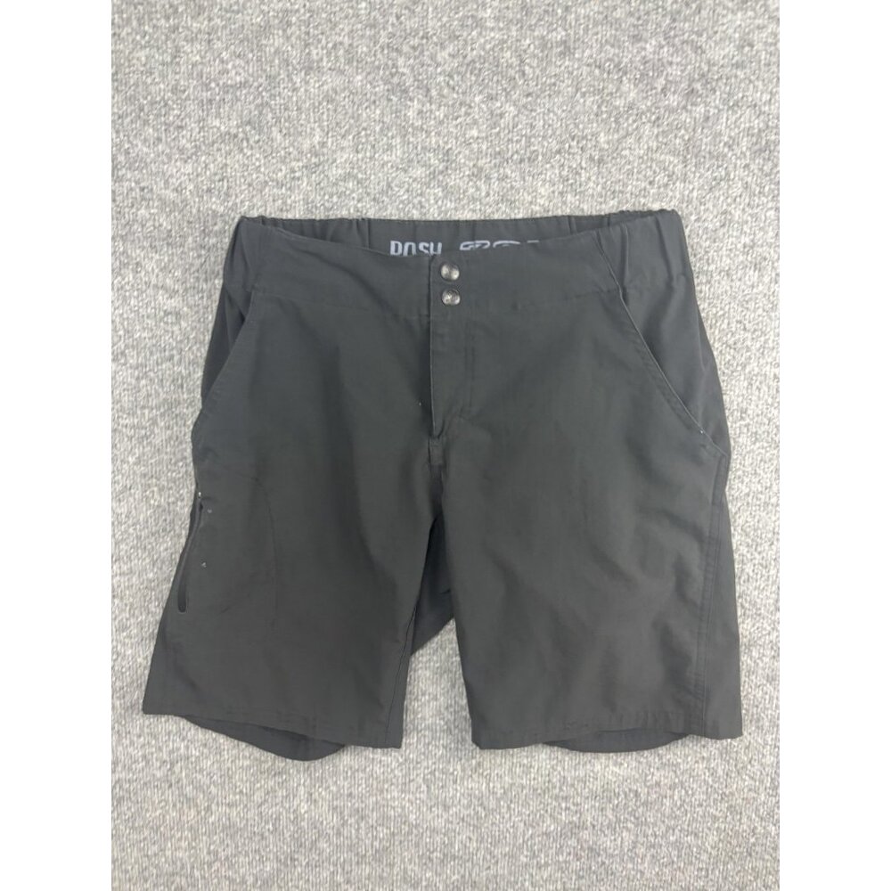 Zoic Posh Shorts Womens Small Black‎ Lightweight Athletic Outdoor Zip Pocket
